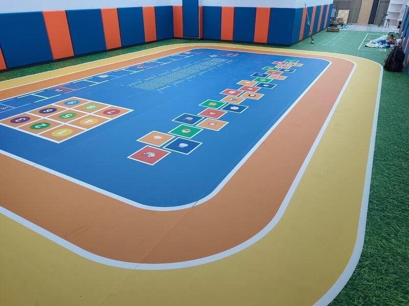 table tennis flooring traction test